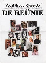 Affiche Voorstelling De Reünie door Vocal Group Close-Up